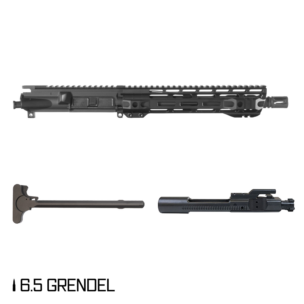 Davidson Defense Atriox 10.5-inch Pistol-Gas 1:8 6.5 Grendel AR-15 Freefloat M-Lok Handguard Pistol Complete Upper Build