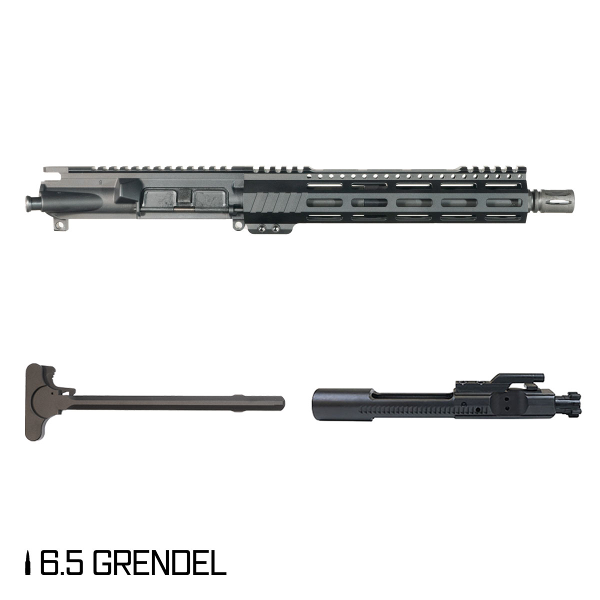 Davidson Defense Aegis Lightweight 10.5-inch Pistol-Gas 1:8 6.5 Grendel AR-15 Freefloat M-Lok Handguard Pistol Complete Upper Build