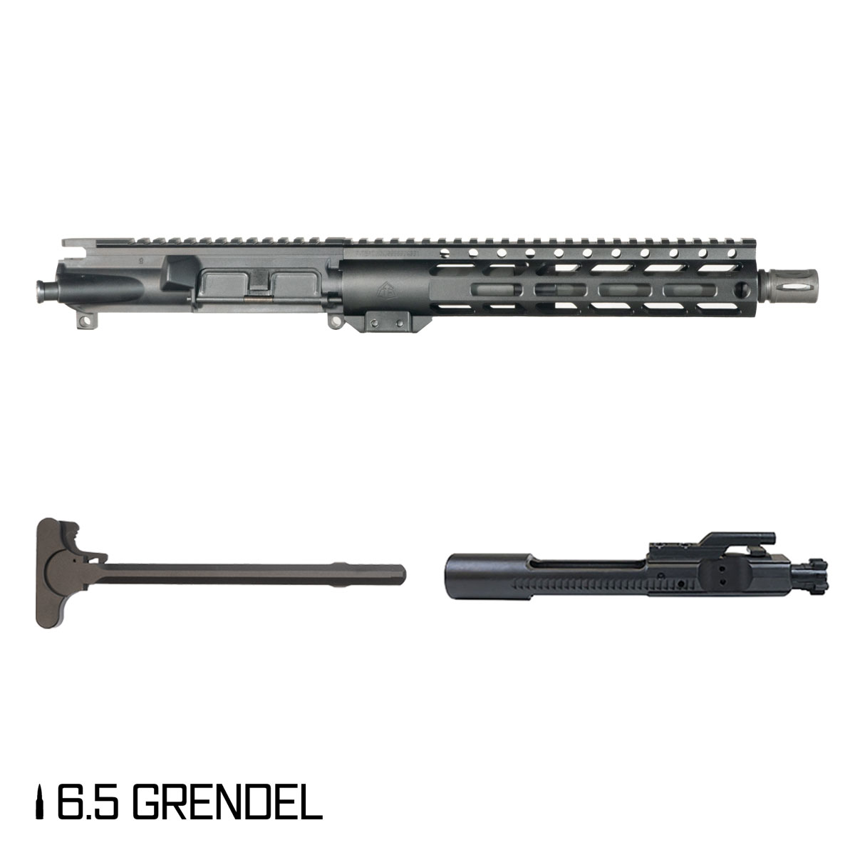 Davidson Defense Planetfall 10.5-inch Pistol-Gas 1:8 6.5 Grendel AR-15 Freefloat M-Lok Handguard Pistol Complete Upper Build