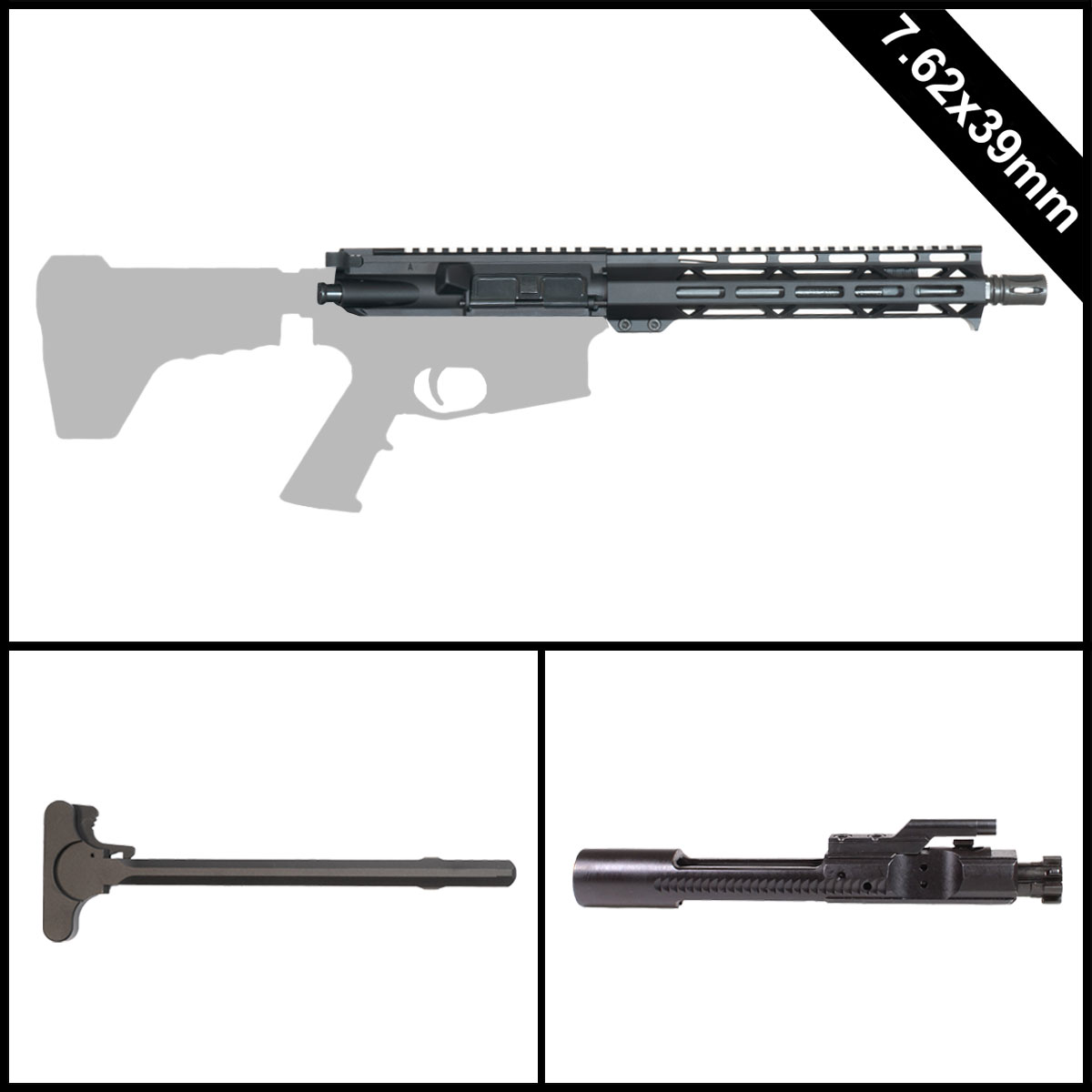 Davidson Defense Steelviper 10.5-inch AR-15 7.62x39mm Pistol Complete Upper