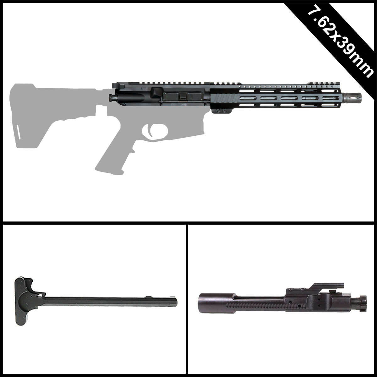 Davidson Defense Mosswalker 10.5-inch AR-15 7.62x39mm Pistol Complete Upper