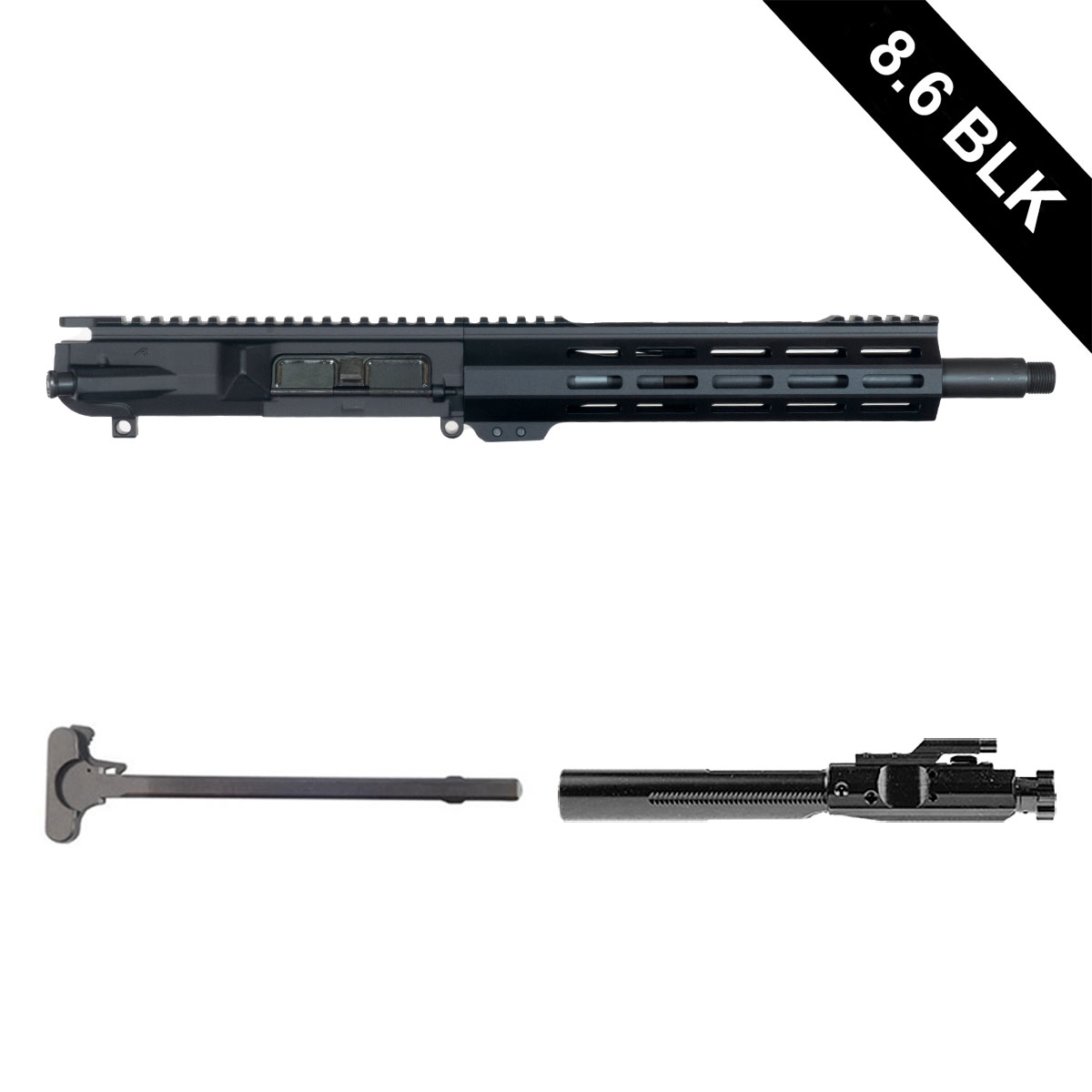 DTT Sub-Sonic Boom (Suppressor Ready) 12.5-inch LR-308 8.6 BLK Pistol Complete Upper