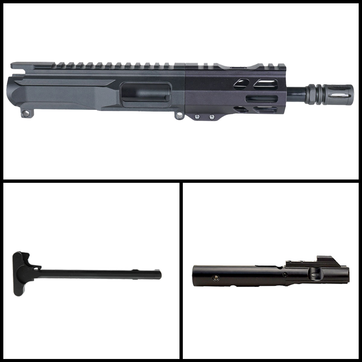 DTT 'H.V.T Gen 1' 6-inch AR-15 9mm Nitride Pistol Complete Upper Build Kit