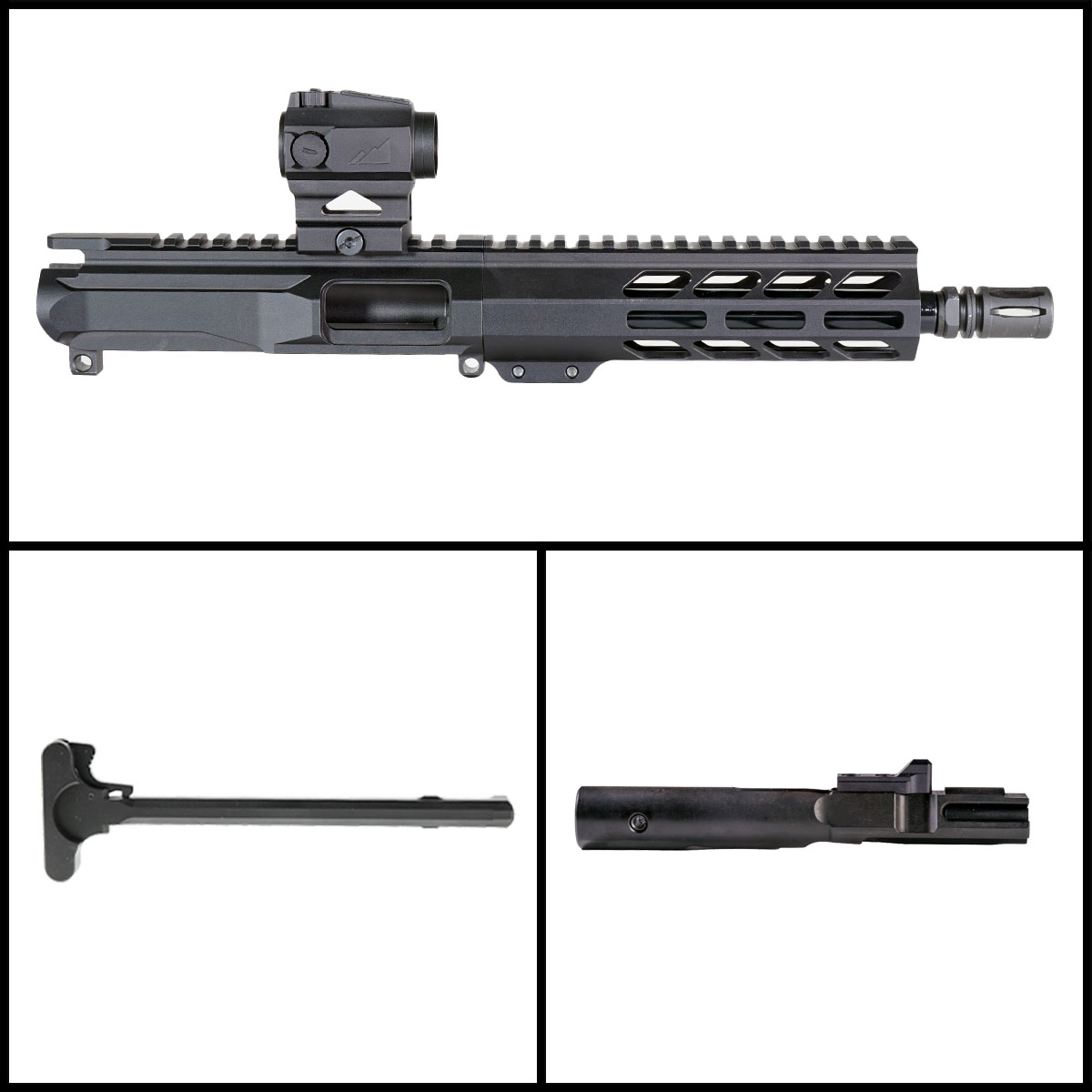 DTT 'Eternal Night Gen 2 w/ Northtac P12' 8.5-inch AR-15 9mm Nitride Pistol Complete Upper Build Kit