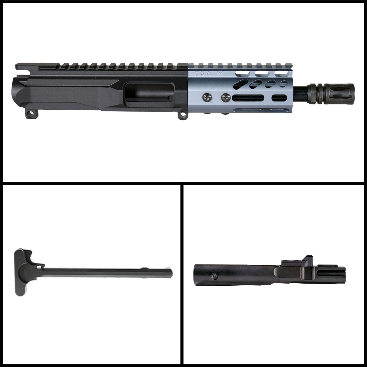 Davidson Defense 'Lightshow Micro - Gray' 6-inch AR-15 9mm Nitride  Pistol Complete Upper Build