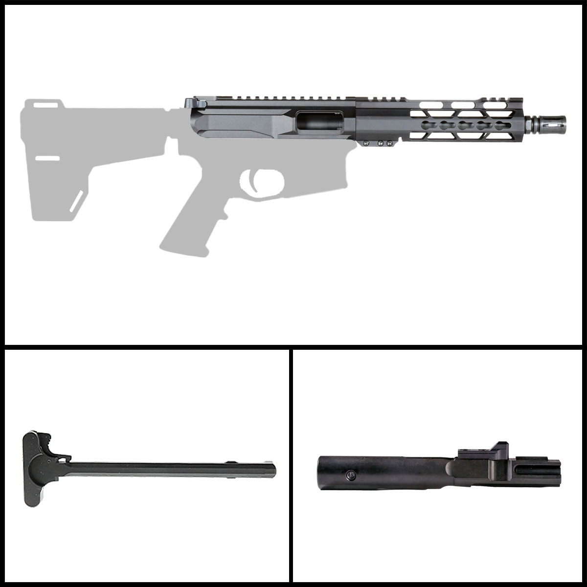 Davidson Defense '9 Ball' 8.3-inch AR-15 9mm Nitride Pistol Complete ...