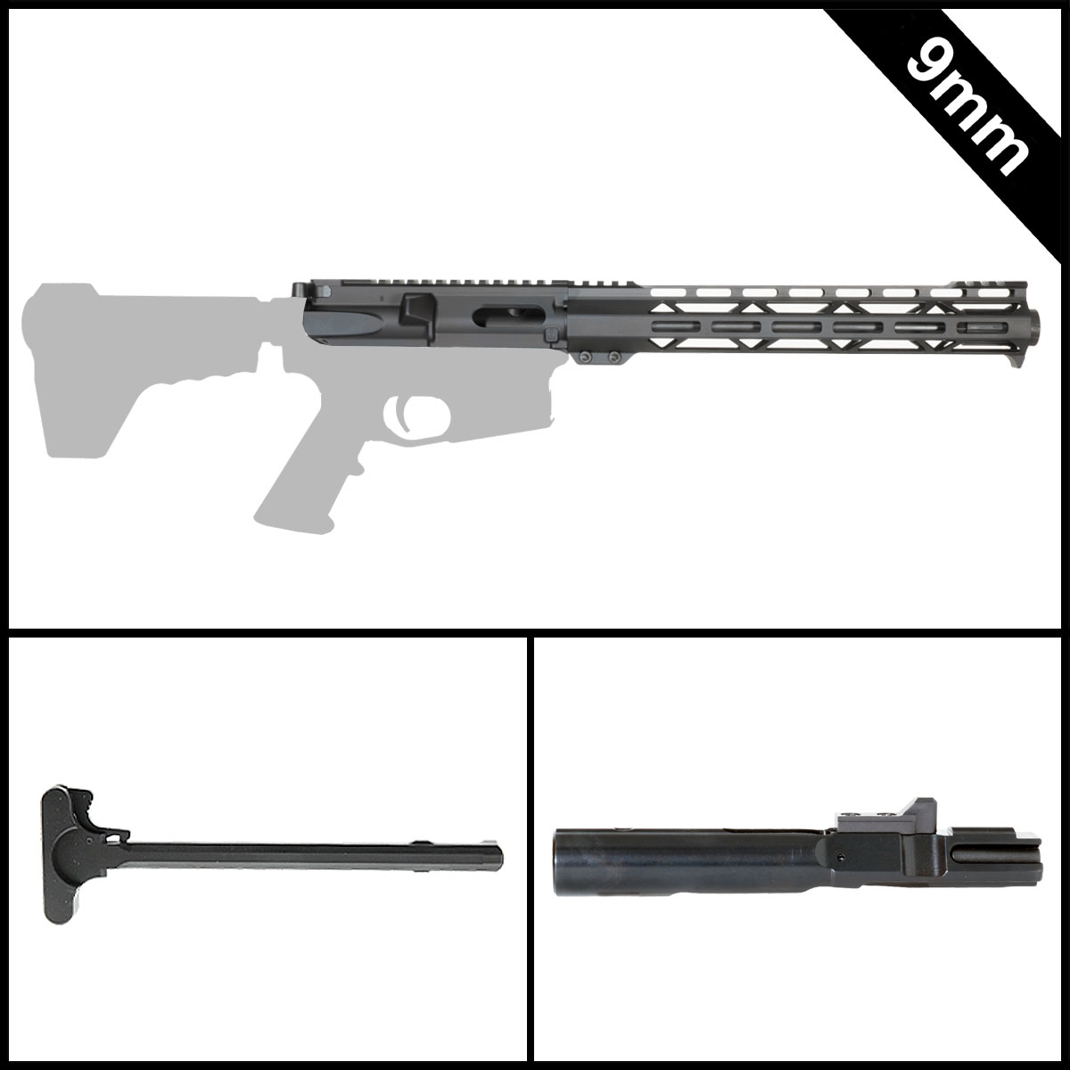 Davidson Defense The Pauly 11-inch AR-15 9MM Pistol Complete Upper
