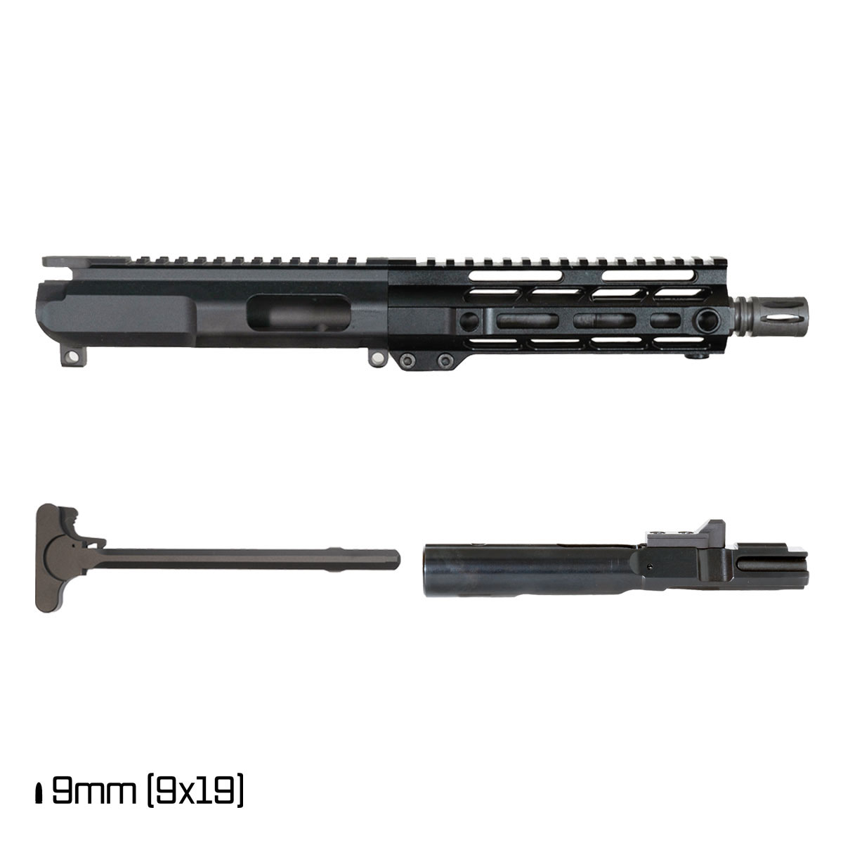 Davidson Defense Blemished IX 7.5-inch 1:10 9MM AR-9 Freefloat M-Lok Handguard Pistol Complete Upper Build