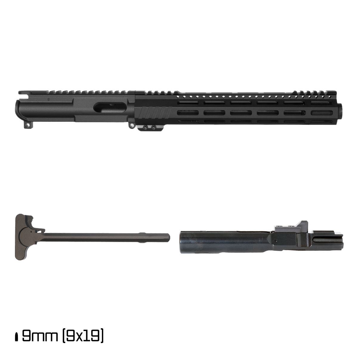 Davidson Defense Paulie V2 11-inch 1:10 9MM AR-9 Freefloat M-Lok Handguard Pistol Complete Upper Build