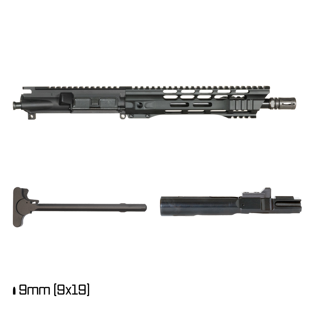 Davidson Defense Pavise 11-inch 1:10 9MM AR-9 Freefloat M-Lok Handguard Pistol Complete Upper Build