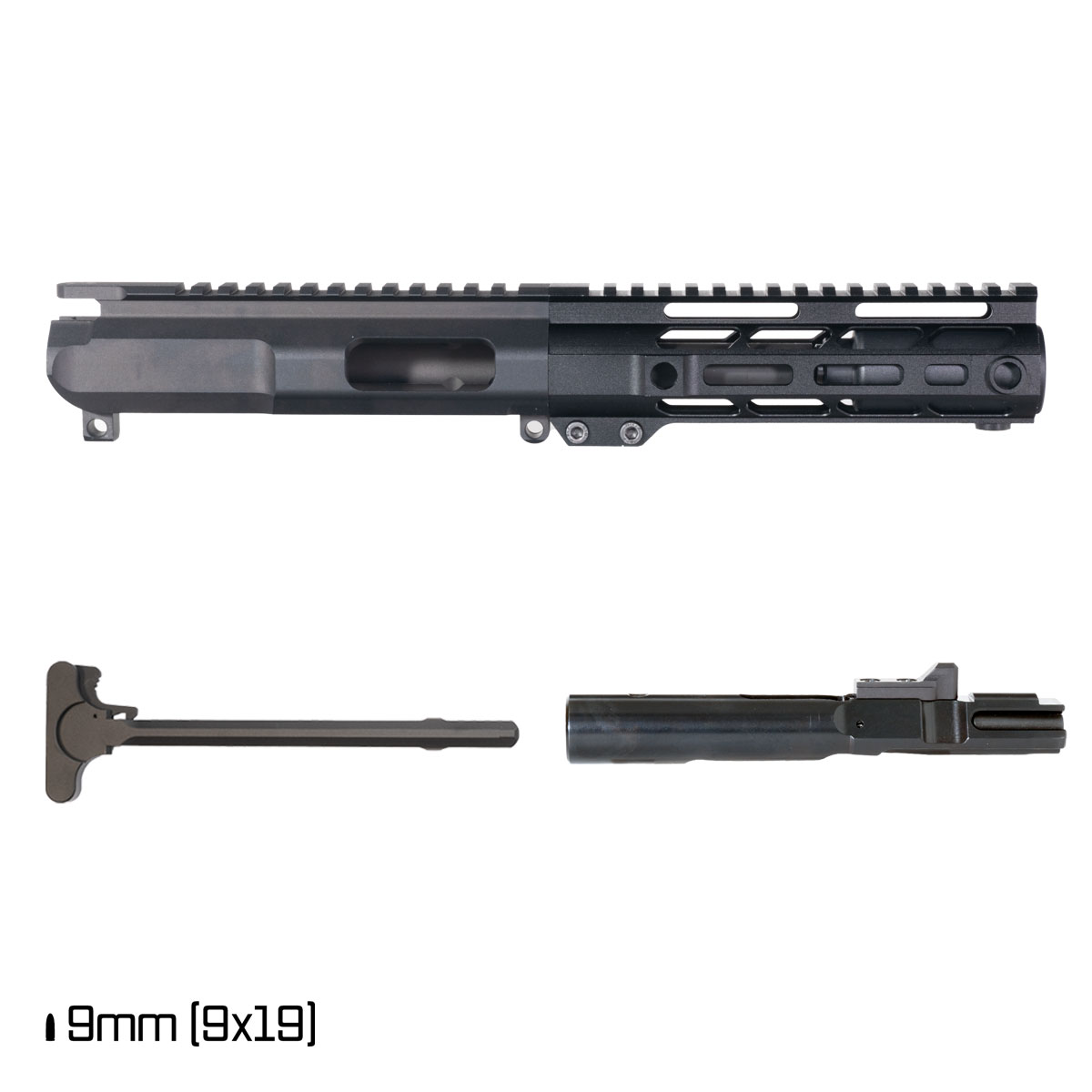 Davidson Defense Blemished IX 5-inch  1:10 9MM AR-9 Freefloat M-Lok Handguard Pistol Complete Upper Build