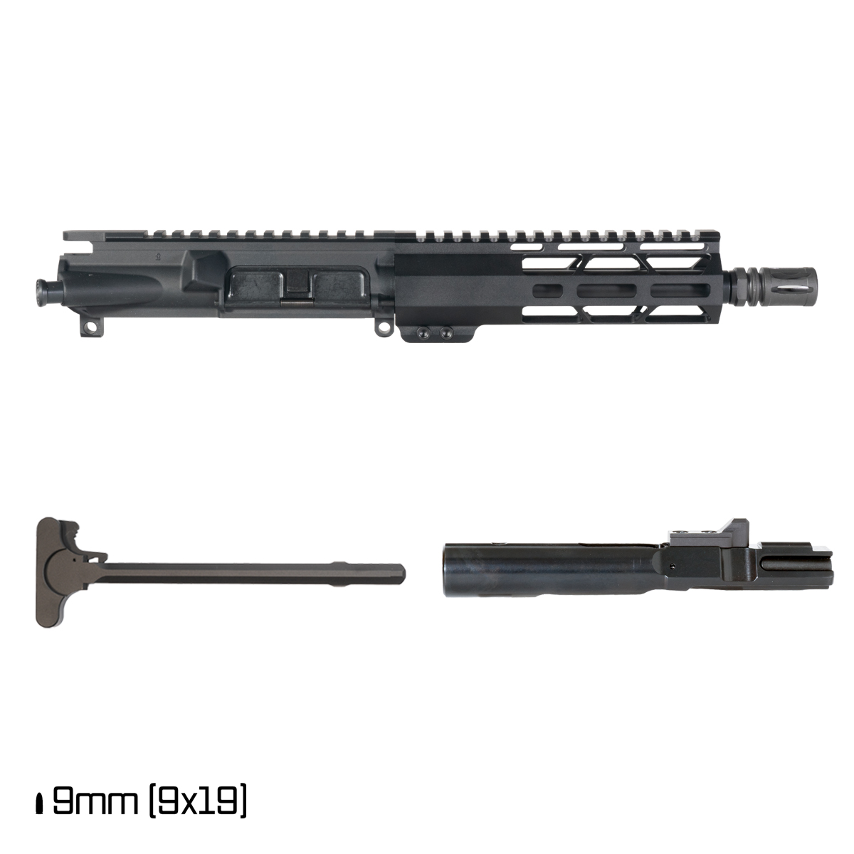 Davidson Defense Afterhours 8.3-inch 1:10 9MM AR-9 Freefloat M-Lok Handguard Pistol Complete Upper Build