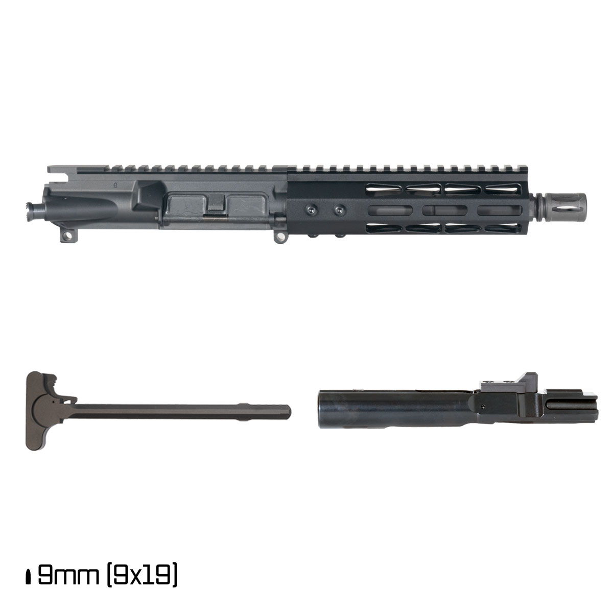 Davidson Defense Hardedge 7.5-inch 1:10 9MM AR-9 Freefloat M-Lok Handguard Pistol Complete Upper Build
