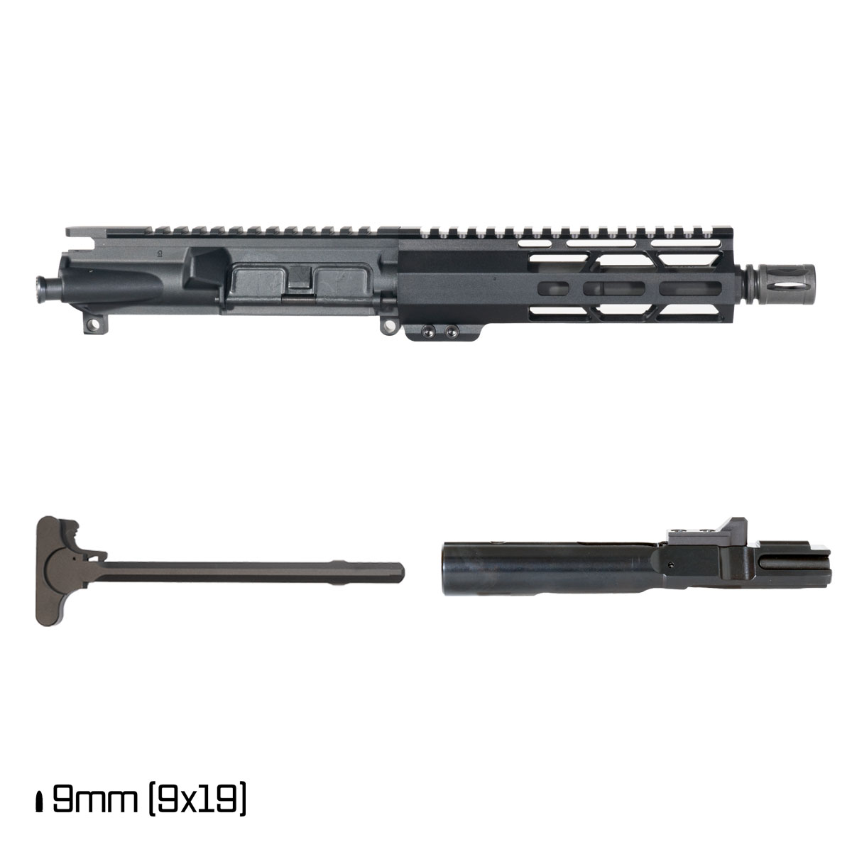 Davidson Defense Outrider 7.5-inch 1:10 9MM AR-9 Freefloat M-Lok Handguard Pistol Complete Upper Build