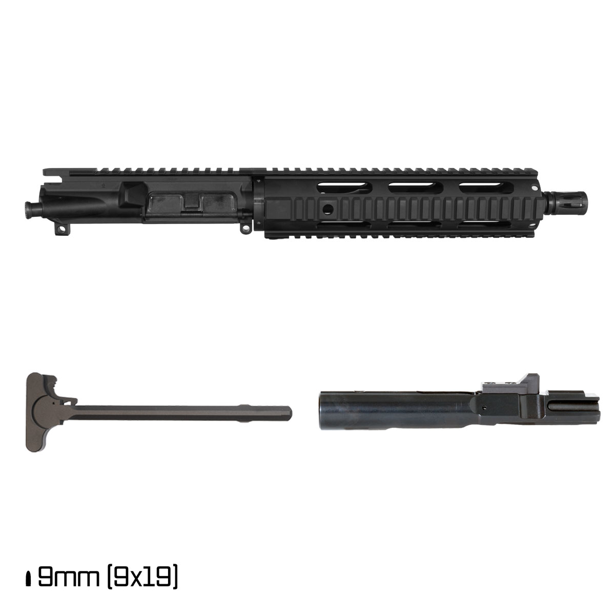 Davidson Defense Carapace 10.5-inch 1:10 9MM AR-9 Freefloat Quad-Rail Handguard Pistol Complete Upper Build