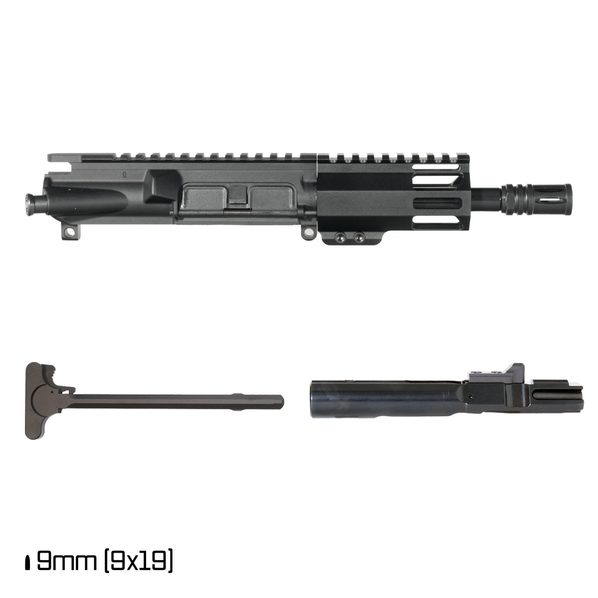Davidson Defense Terminid 6-inch 1:10 9MM AR-9 Freefloat M-Lok Handguard Pistol Complete Upper Build
