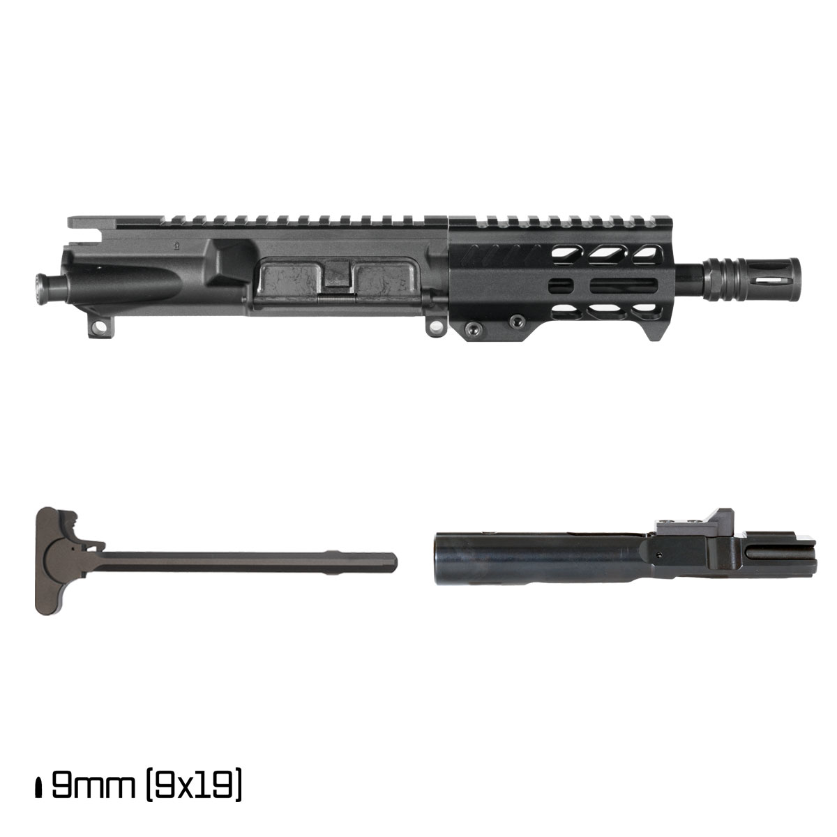 Davidson Defense Swarmfall 6-inch 1:10 9MM AR-9 Freefloat M-Lok Handguard Pistol Complete Upper Build
