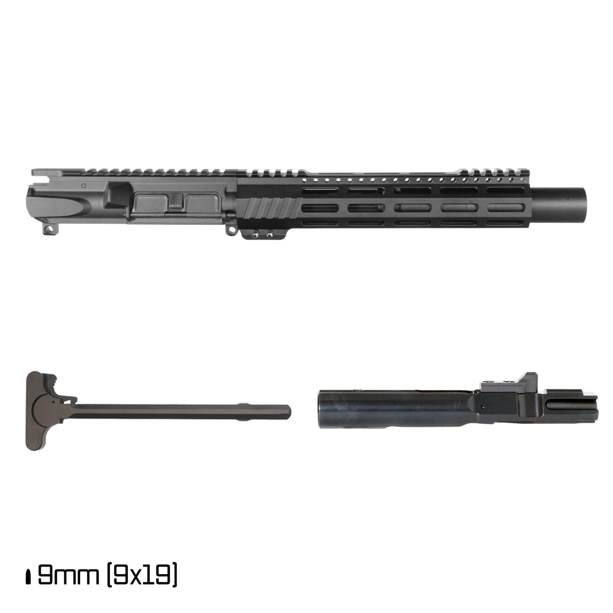 Davidson Defense Paulie V3 6-inch 1:10 9MM AR-9 Freefloat M-Lok Handguard Pistol Complete Upper Build