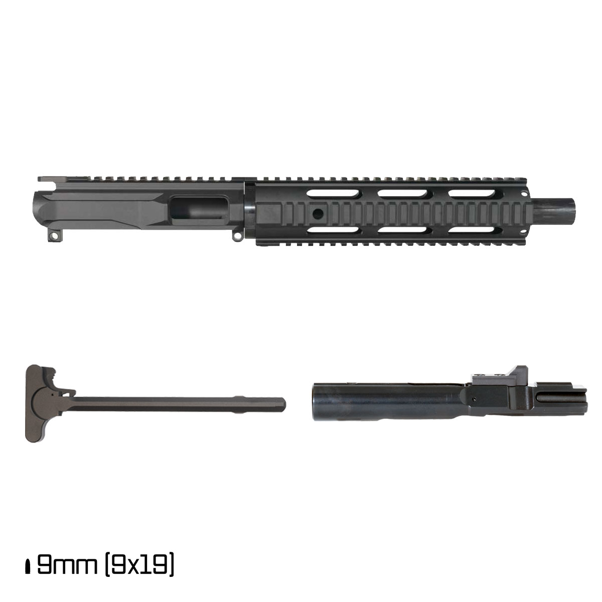 Davidson Defense Krawl 10.5-inch 1:10 9MM AR-9 Freefloat Quad-Rail Handguard Pistol Complete Upper Build