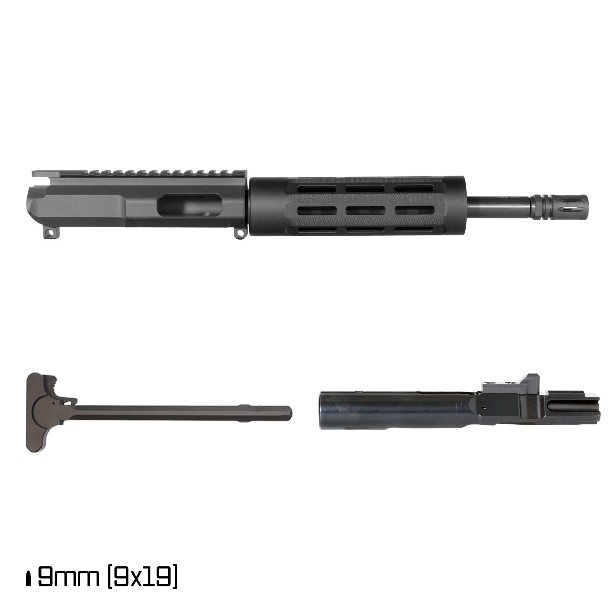 Davidson Defense Iron Stride 10.5-inch 1:10 9MM AR-9 Freefloat Tubular M-Lok Handguard Pistol Complete Upper Build