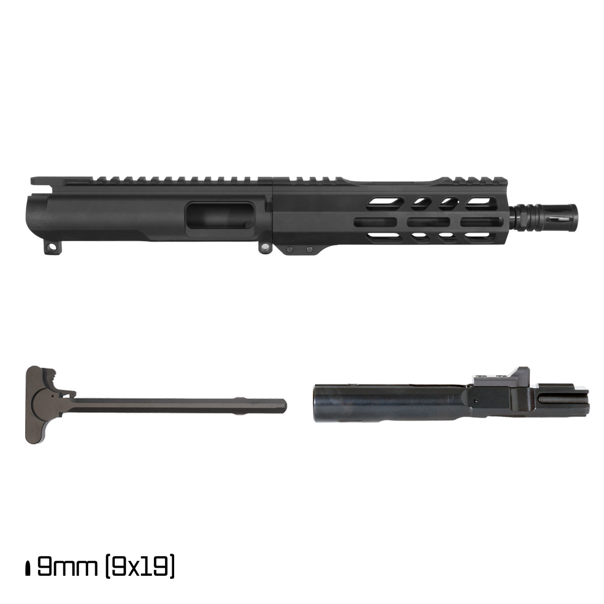 Davidson Defense Ronin Competition 8-inch 9MM Freefloat M-Lok Handguard Pistol Complete Upper Build