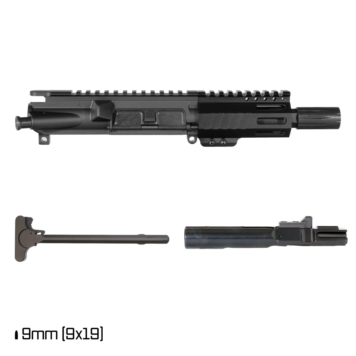 Davidson Defense Aegis 5-inch 1:10 9MM AR-9 Freefloat M-Lok Handguard Pistol Complete Upper Build