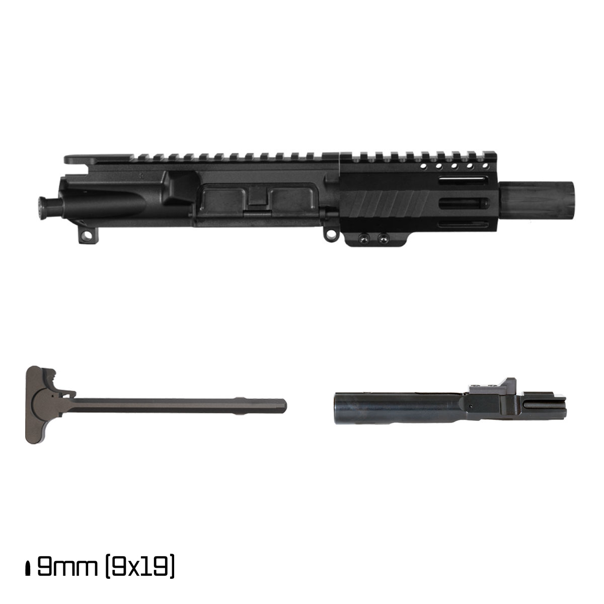 Davidson Defense Aegis 4.5-inch 1:10 9MM AR-9 Freefloat M-Lok Handguard Pistol Complete Upper Build