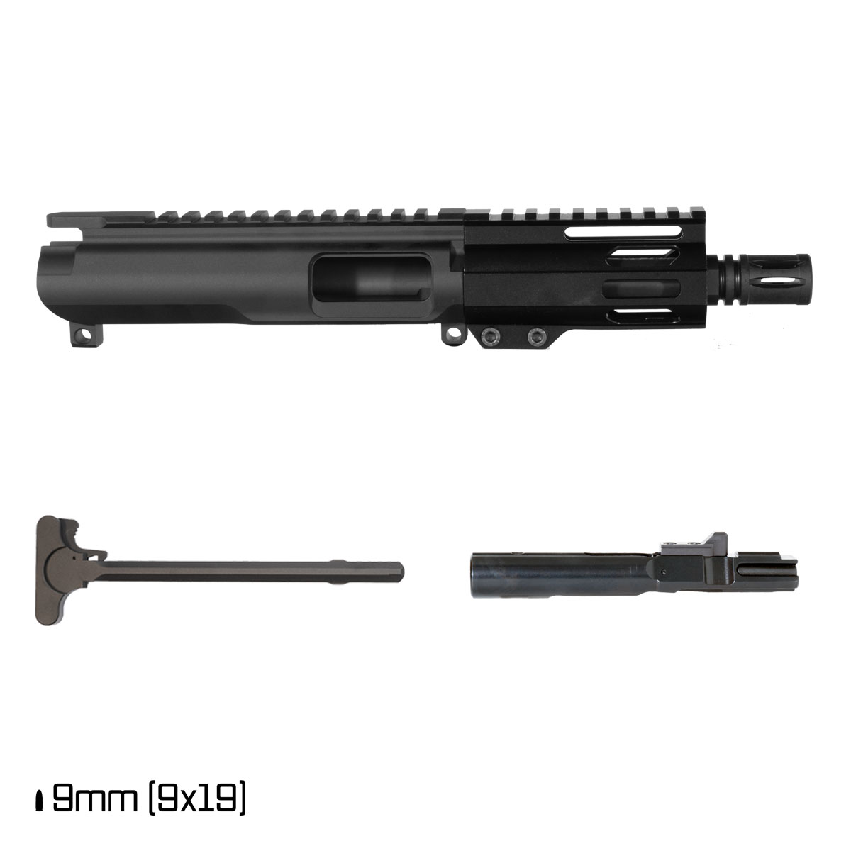 Davidson Defense Nine Realms 5-inch 1:10 9MM AR-9 Freefloat M-Lok Handguard Pistol Complete Upper Build