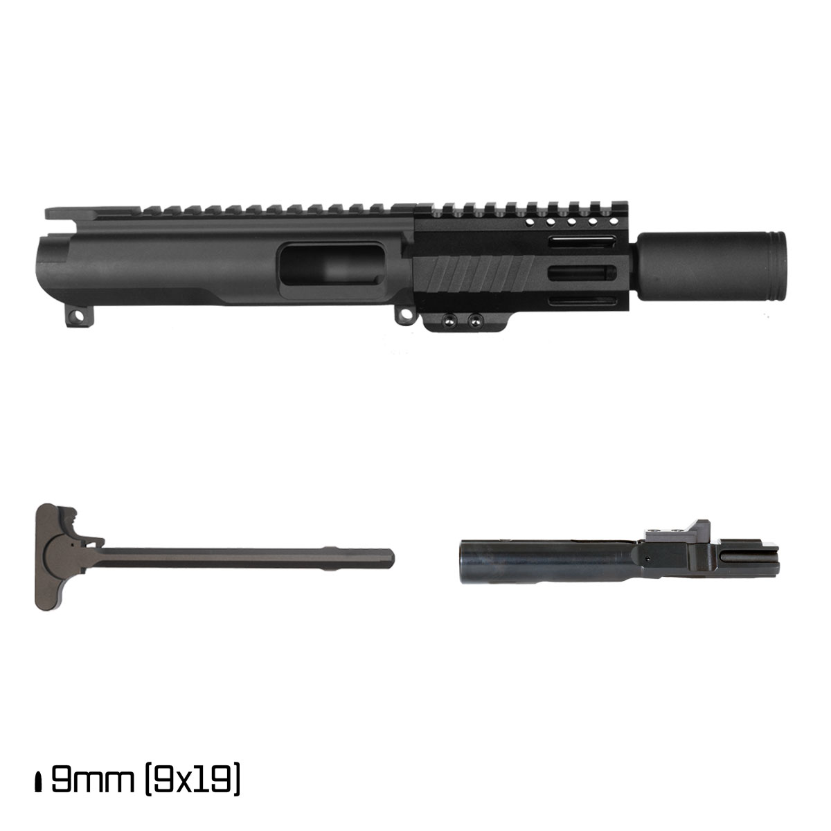 Davidson Defense Ion 4.5-inch 1:10 9MM AR-9 Freefloat M-Lok Handguard Pistol Complete Upper Build