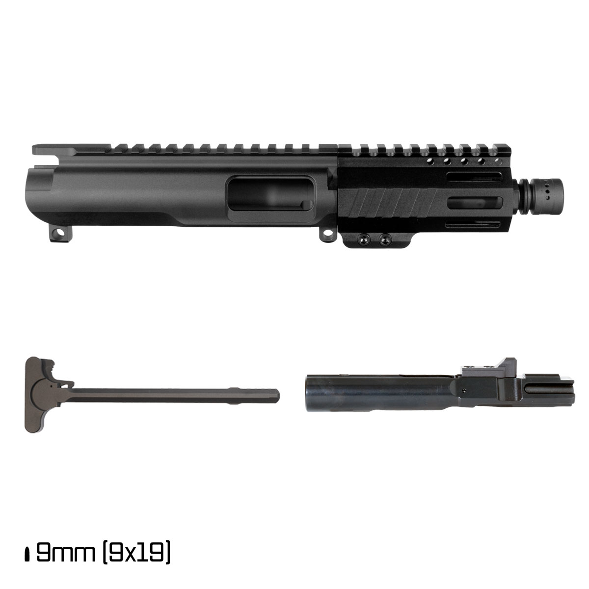 Davidson Defense Scalpel 5-inch 1:10 9MM AR-9 Freefloat M-Lok Handguard Pistol Complete Upper Build