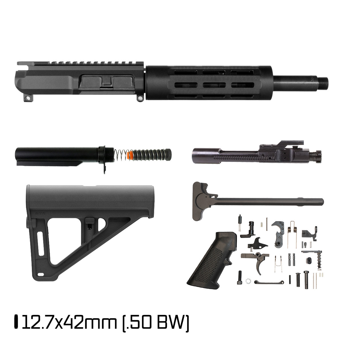SUPERIOR DEFENSE フラッグ Davidson Defense Stripped A2 Upper Receiver, Anodized Black