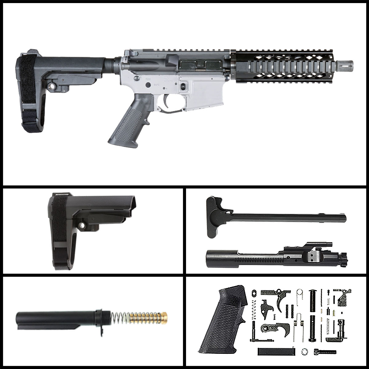 Davidson Defense 'Tumbleweed in .223 w/SBA3' 7.5-inch AR-15 .223 Wylde ...