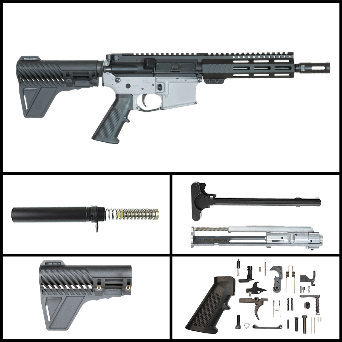 Davidson Defense High Noon w/Gauntlet Arms Brace 9-inch AR-15 .22 LR Pistol Full Build Kit