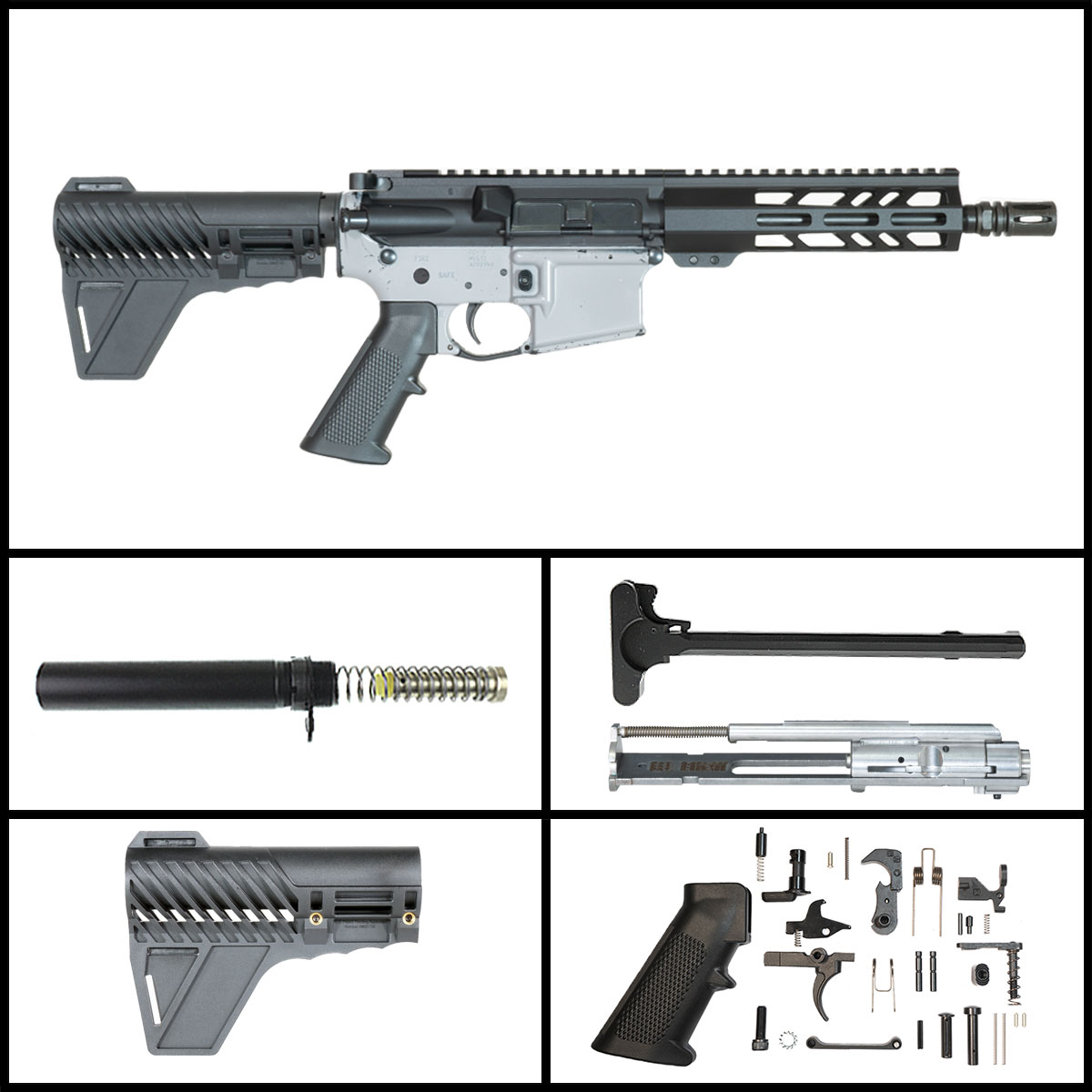 Davidson Defense Field Marshal w/Gauntlet Arms Brace 9-inch AR-15 .22 LR Pistol Full Build Kit