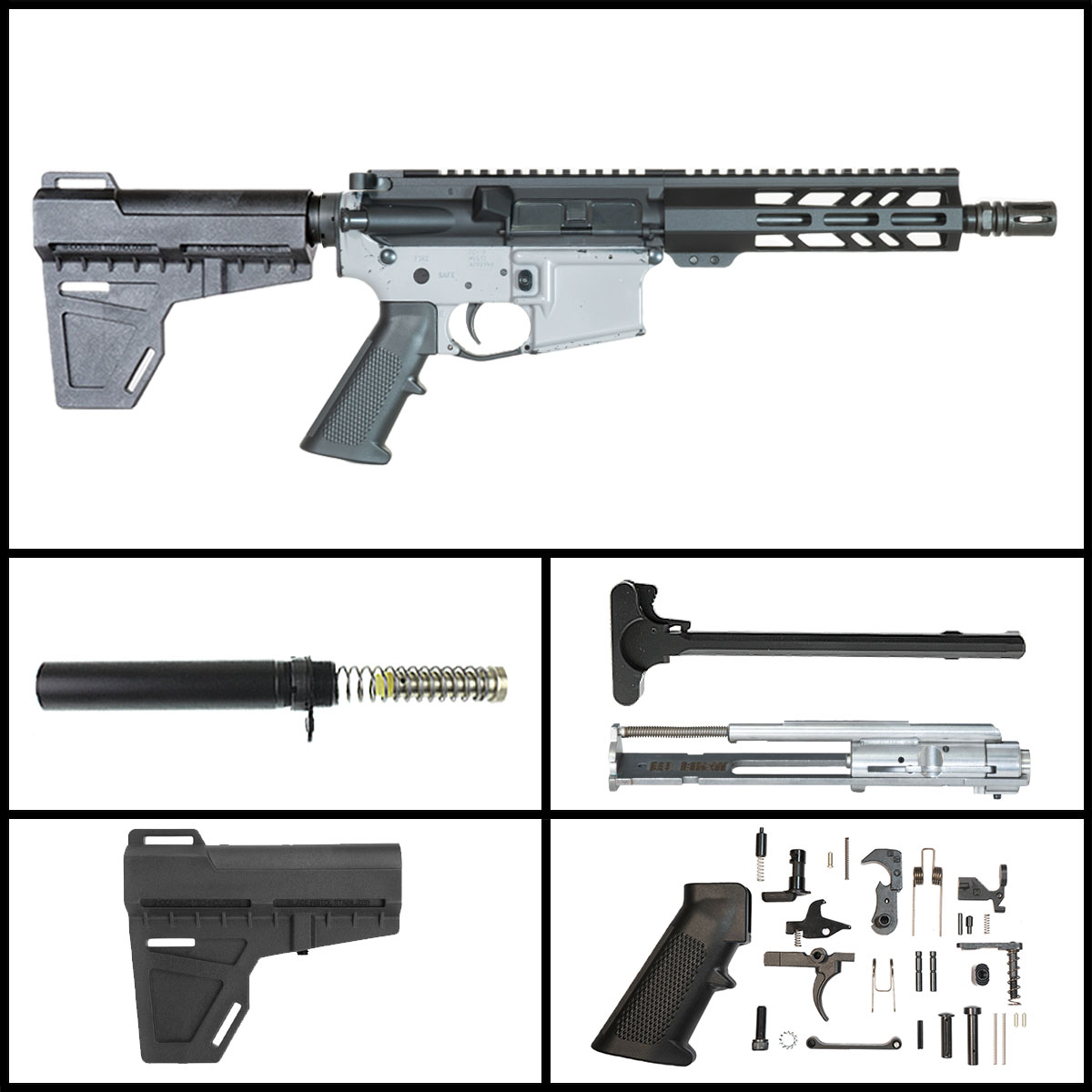 Davidson Defense Field Marshal w/KAK Brace 9-inch AR-15 .22 LR Pistol Full Build Kit