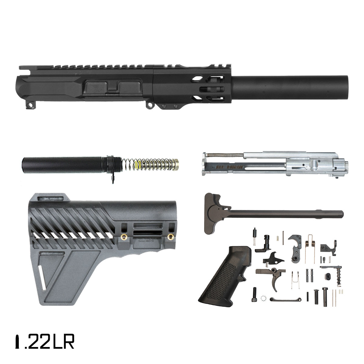 Ronin Competition w/Gauntlet Arms Brace 4.5-inch .22 LR AR-15 M-Lok ...