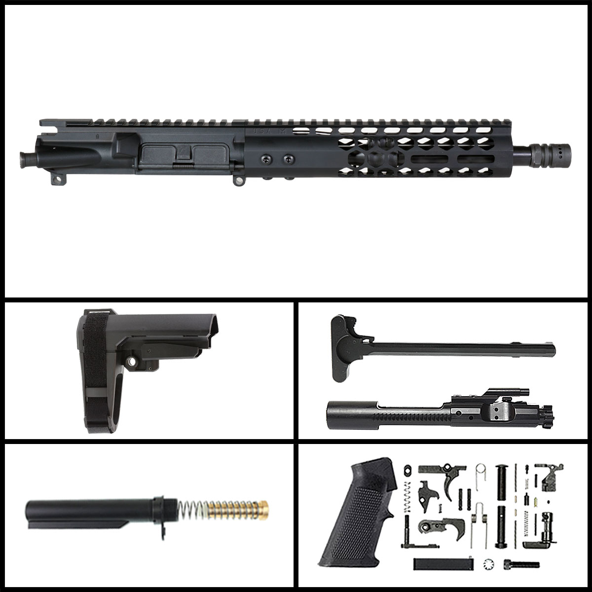 Davidson Defense 'Hot Scream' 10.5-inch AR-15 .300BLK Nitride  Pistol Full Build Kit