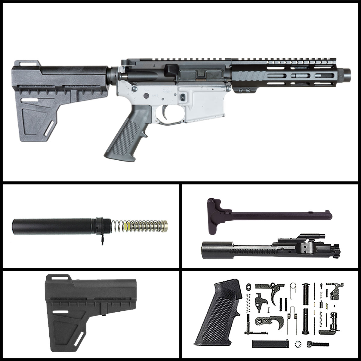 Davidson Defense Spearfisher’s Revenge w/KAK Brace 6-inch AR-15 .300 BLK Pistol Full Build Kit