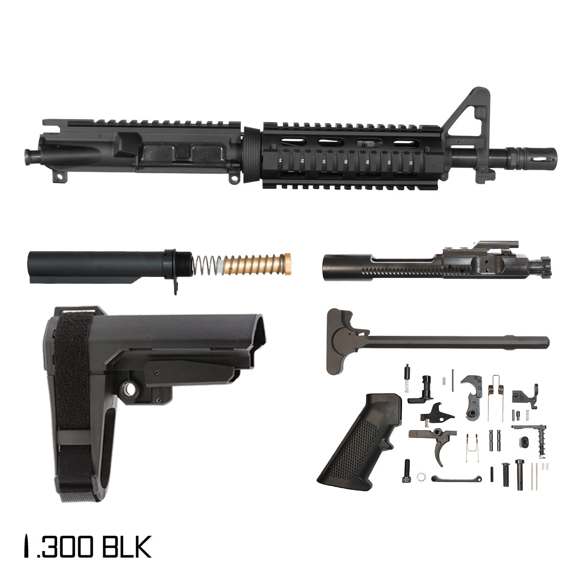 Davidson Defense Forsaken Void w/SBA3 Brace 6-inch Pistol-Gas 1:7