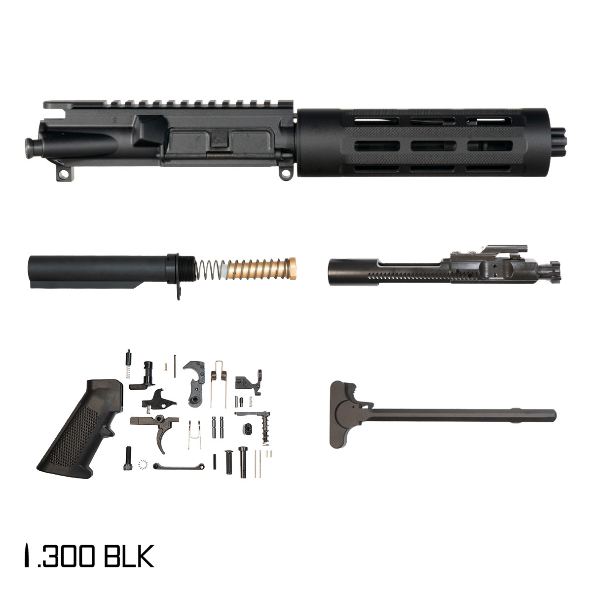 Davidson Defense Night Owl 6-inch Pistol-Gas 1:7 .300 BLK AR-15 M-Lok Pistol Full Build Kit, SBR Ready
