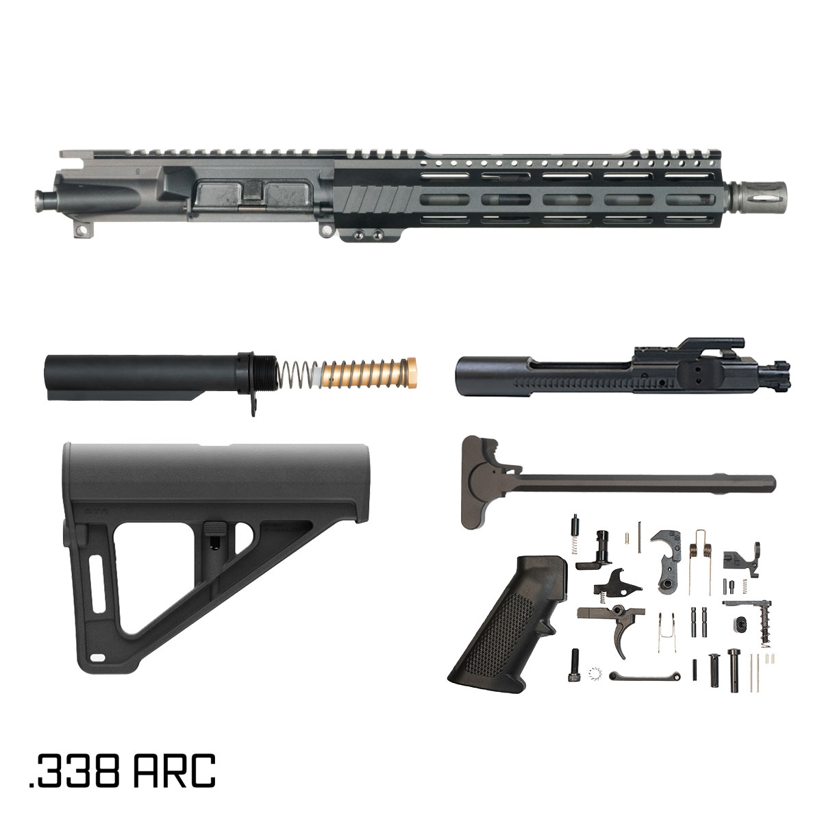 Davidson Defense Aegis w/SBA3 Brace 7.5-inch Pistol-Gas 1:7 .223