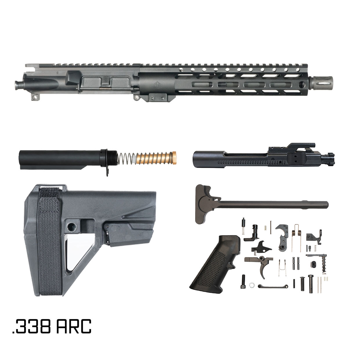 Davidson Defense Marathon w/SBA3 Brace 14.5-inch Carbine-Gas 5.56