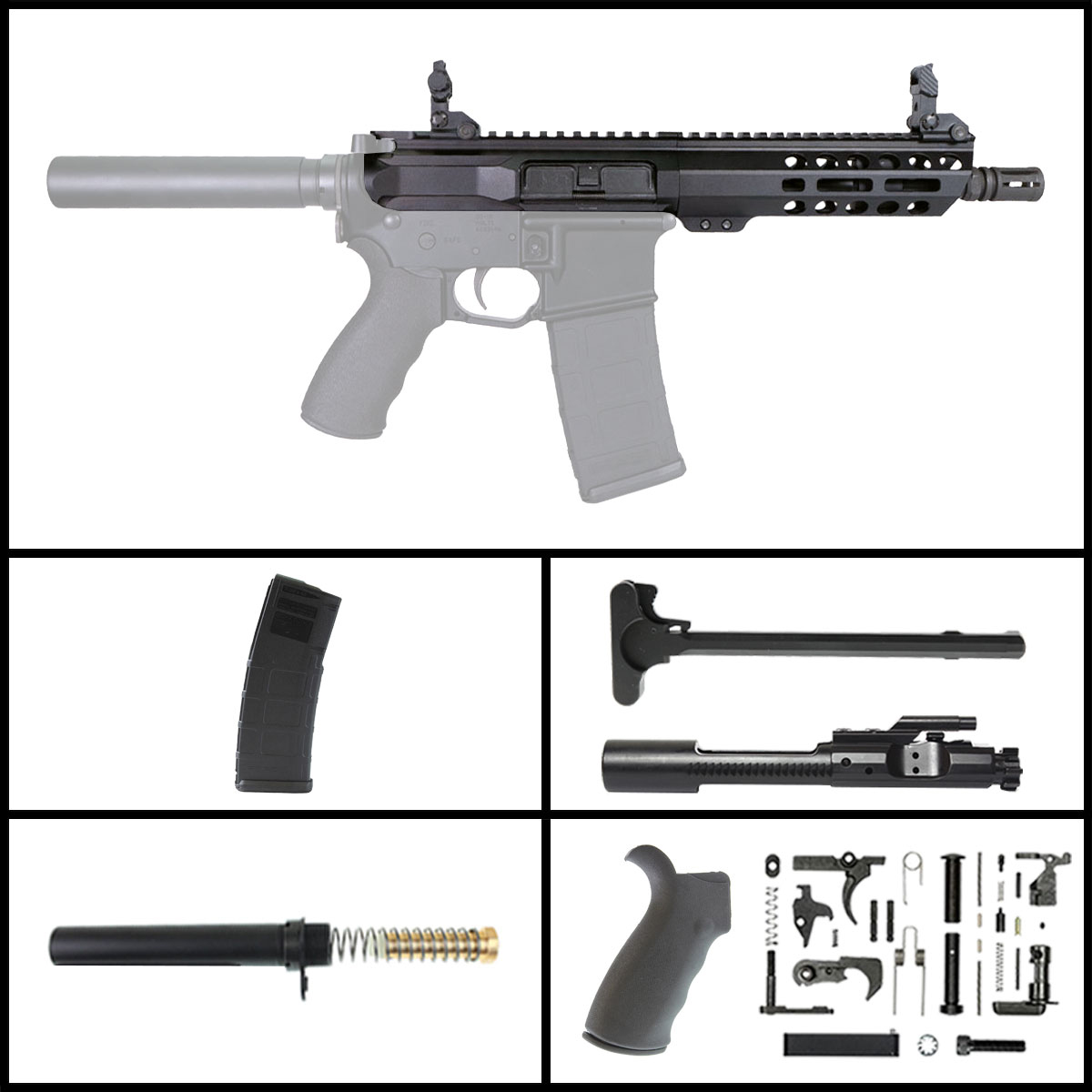 Davidson Defense 'Journeyman Pistol' 7.5-inch 5.56 NATO Full Build KIt