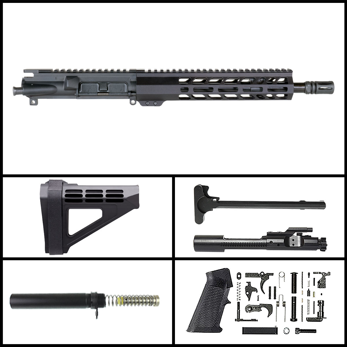 Davidson Defense 'Fedaykin w/ SBM4' 11.5-inch AR-15 5.56 NATO QPQ Nitride Pistol Full Build Kit