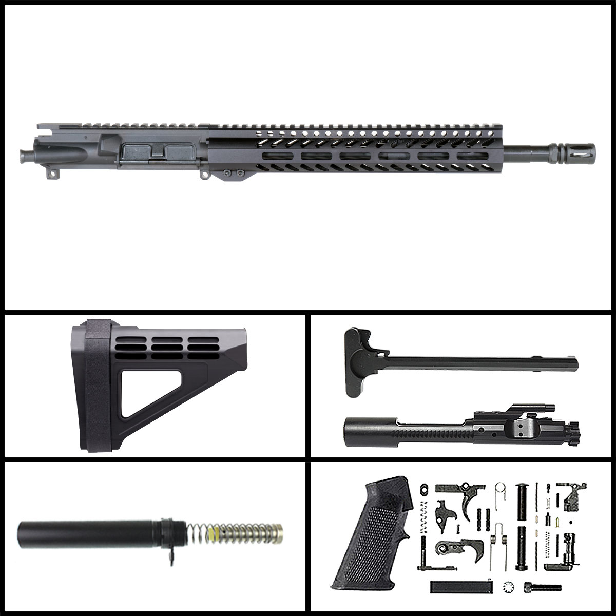 AR-15 SB Tactical Mil-Spec Tube Stabilizing Brace SBA3 for AR Pistol Builds