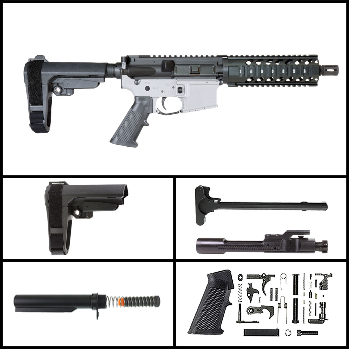 Davidson Defense 'Sweet Spot w/SBA3 Brace' 7.5-inch AR-15 5.56 NATO ...