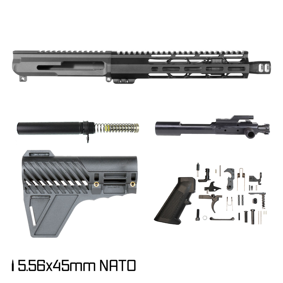 Davidson Defense Shadow Skirmisher w/SBM4 Brace 10.5-inch AR-15