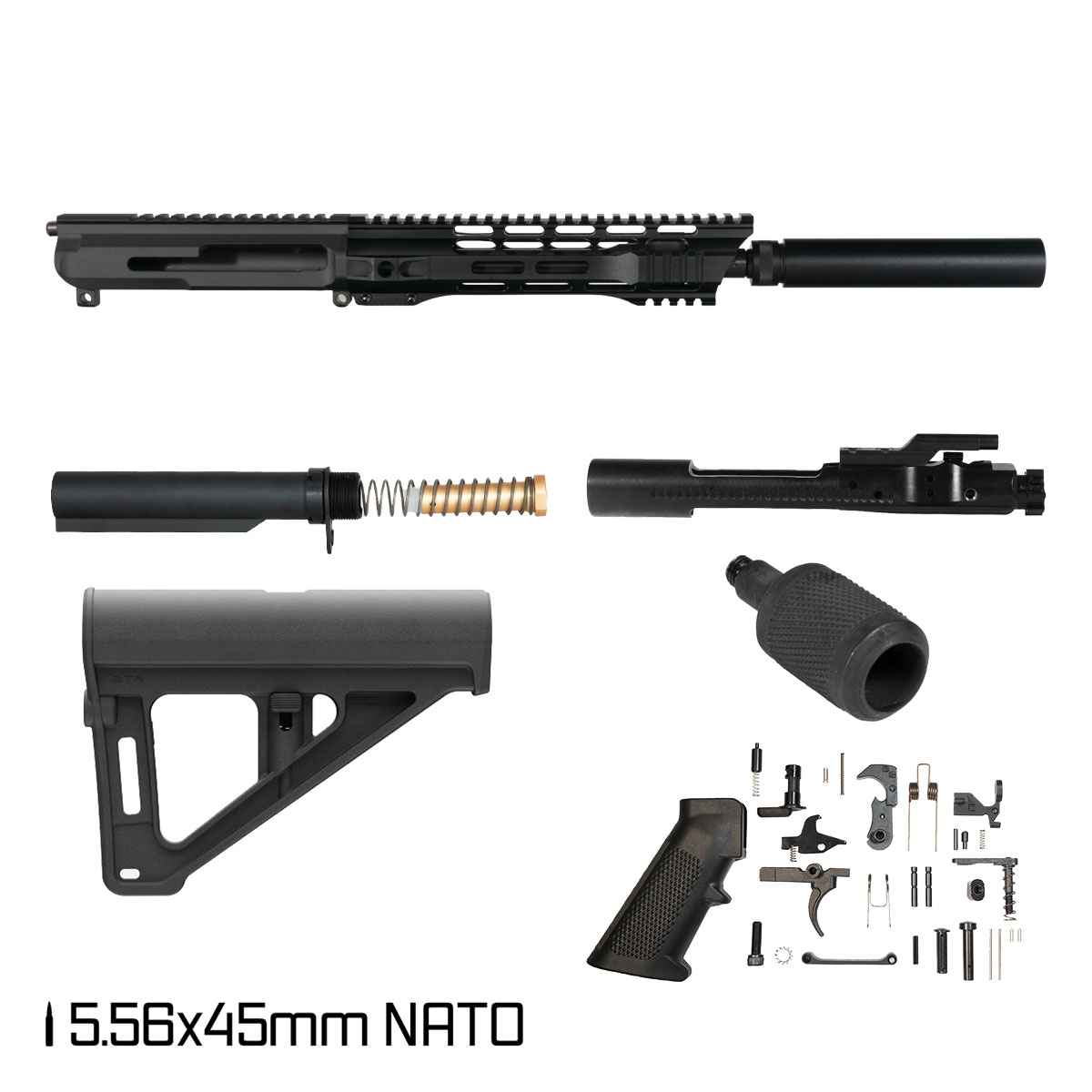 Magpul BTR Pistol Brace & Omega Mfg. Mil Spec Buffer Tube Kit