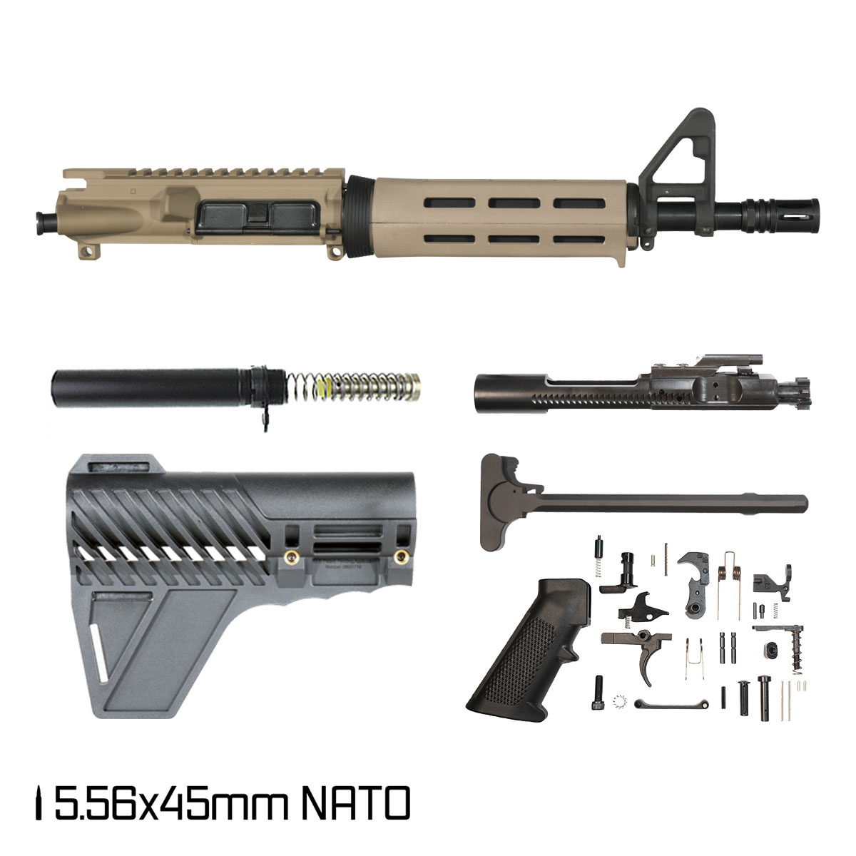 Davidson Defense Enterprise w/Magpul BTR Brace 7.5-inch Pistol-Gas