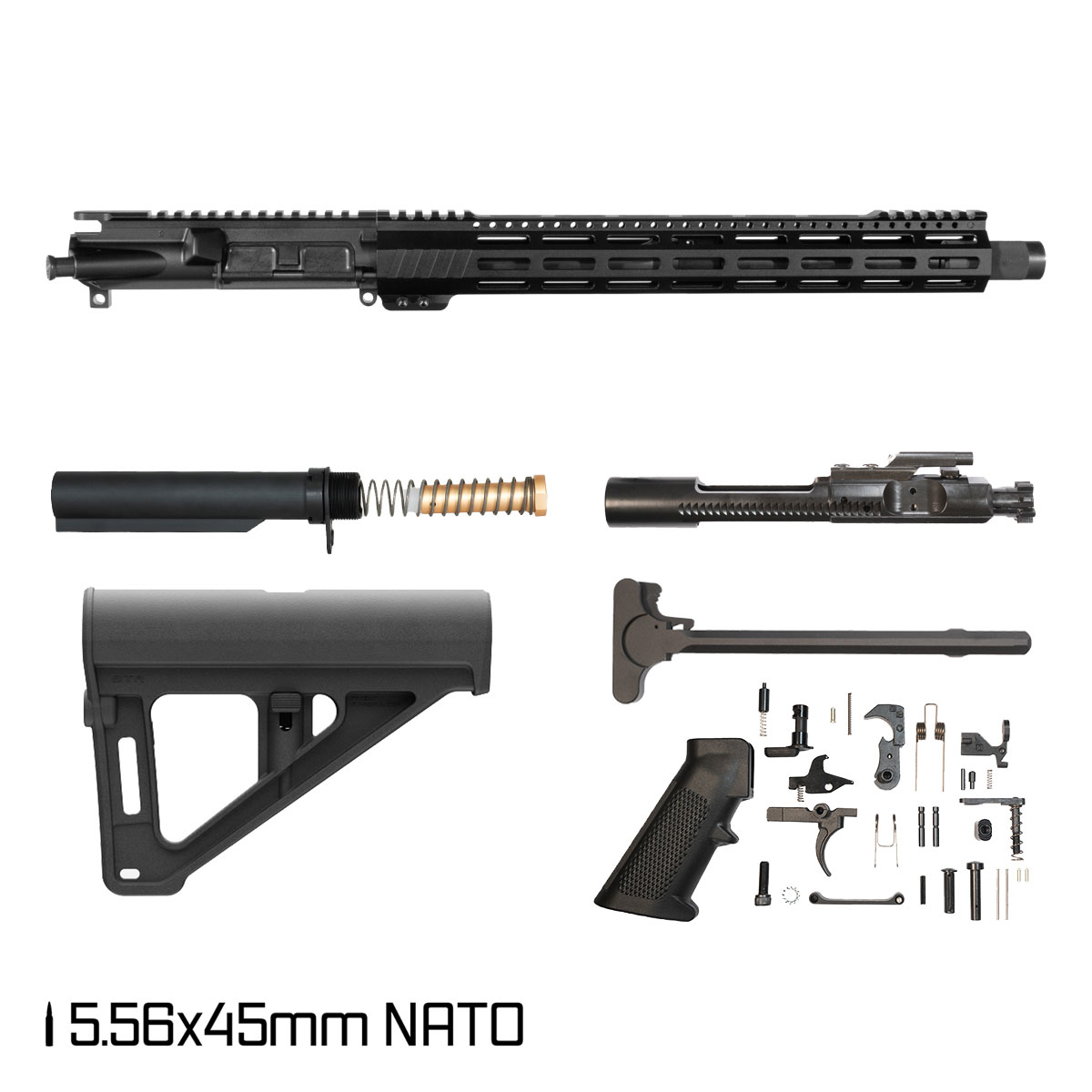 Davidson Defense Phantom of the Range w/Magpul BTR Brace 14.5-inch 5.56 NATO AR-15 M-Lok Pistol Full Build Kit